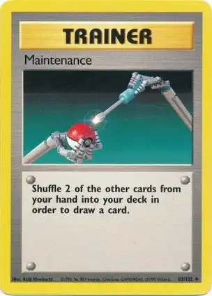 Maintenance 83/102 Base Set Unlimited