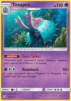 Toxapex 63/149 Sun & Moon