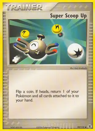 Super Scoop Up 99/112 EX FireRed & LeafGreen