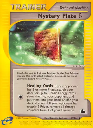 Mystery Plate 136/144 Skyridge