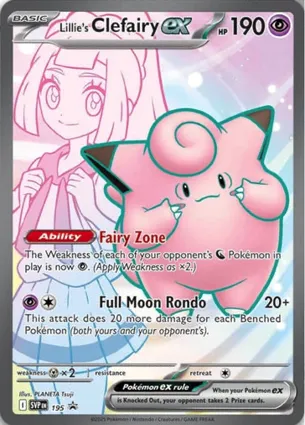 Lillie's Clefairy ex 195 Scarlet & Violet Promos