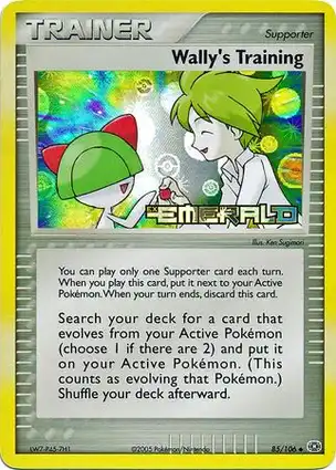 Wally's Training 85/106 EX Emerald