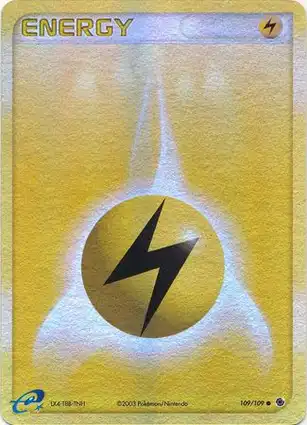 Lightning Energy 109/109 EX Ruby & Sapphire