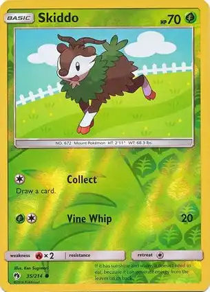 Skiddo 35/214 Lost Thunder