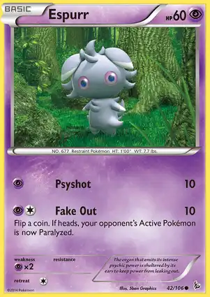 Espurr 42/106 Flashfire