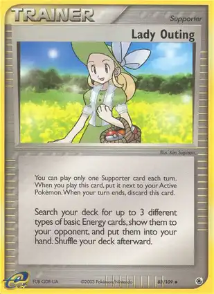 Lady Outing 83/109 EX Ruby & Sapphire