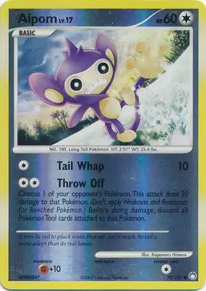Aipom 70/123 Mysterious Treasures