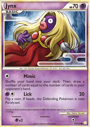 Jynx 69/123 HeartGold & SoulSilver