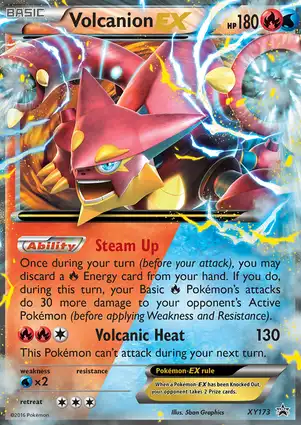 Volcanion EX XY173 XY Promos