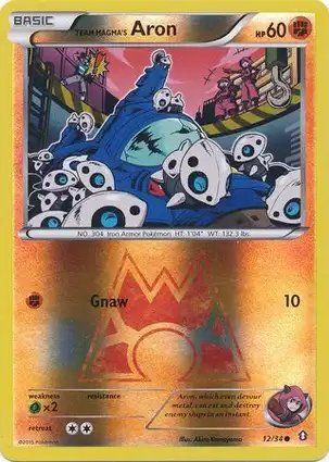 Team Magma's Aron 12/34 Double Crisis