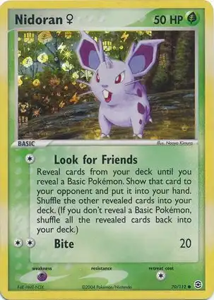Nidoran ♀ 70/112 EX FireRed & LeafGreen