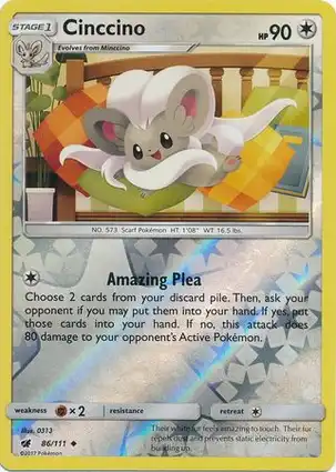 Cinccino 86/111 Crimson Invasion