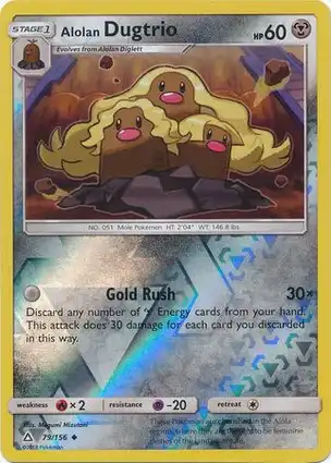 Alolan Dugtrio 79/156 Ultra Prism