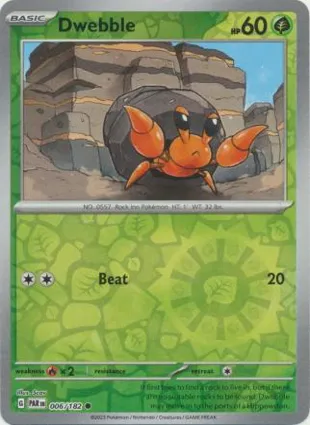 Dwebble 006/182 Paradox Rift