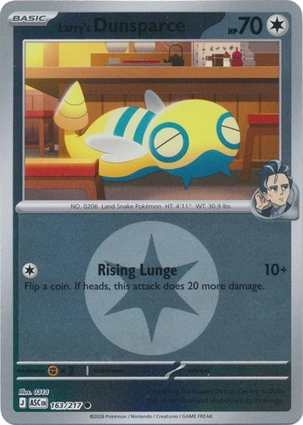 Larry's Dunsparce 163/217 Ascended Heroes