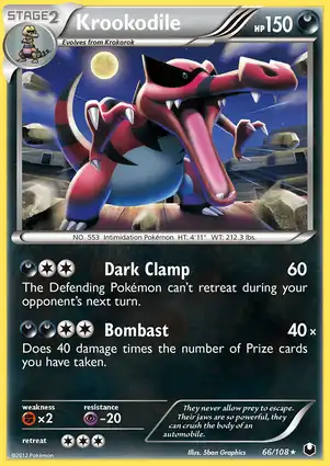 Krookodile 66/108 Dark Explorers