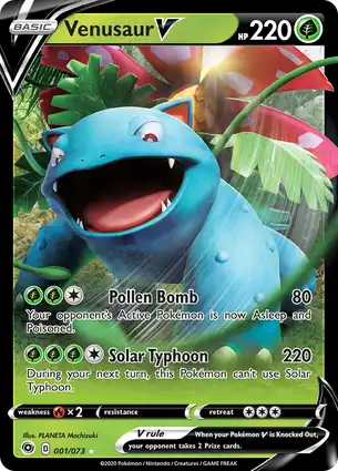 Venusaur V 001/073 Champion's Path