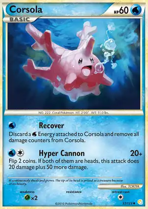 Corsola 37/123 HeartGold & SoulSilver