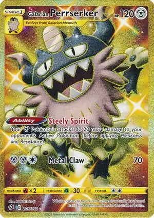 Galarian Perrserker 205/192 Rebel Clash