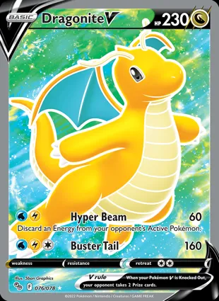 Dragonite V 076/078 Pokémon GO
