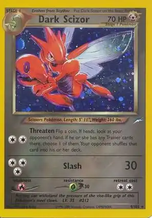Dark Scizor 9/105 Neo Destiny