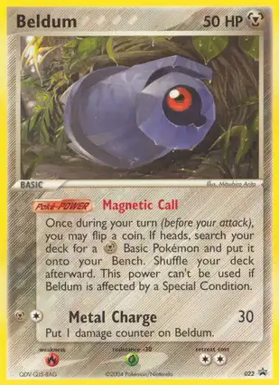 Beldum 022 EX Nintendo Promos