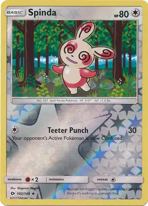 Spinda 102/149 Sun & Moon