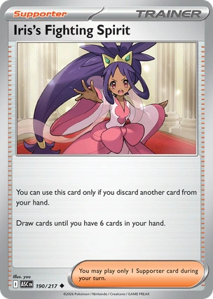 Iris's Fighting Spirit 190/217 Ascended Heroes