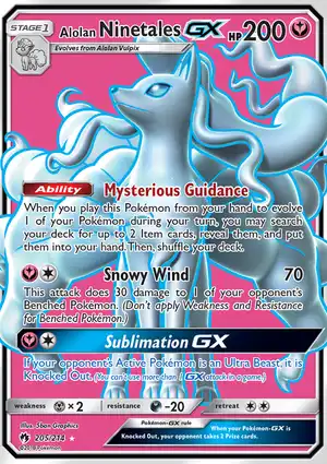 Alolan Ninetales-GX 205/214 Lost Thunder