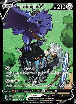 Corviknight V TG18/TG30 Silver Tempest