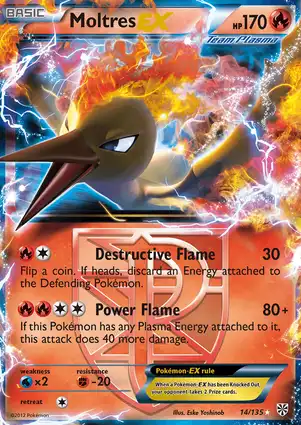 Moltres-EX 14/135 Plasma Storm
