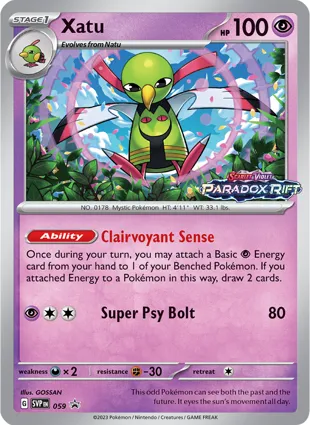 Xatu 059 Scarlet & Violet Promos