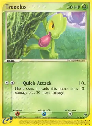 Treecko 80/97 EX Dragon