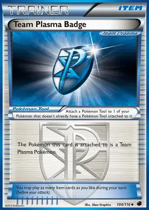 Team Plasma Badge 104/116 Plasma Freeze