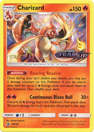 Charizard SM158 Sun & Moon Promos