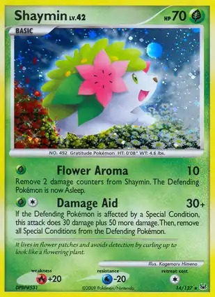 Shaymin 14/127 Platinum