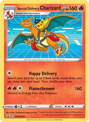 Special Delivery Charizard SWSH075 Sword & Shield Promos
