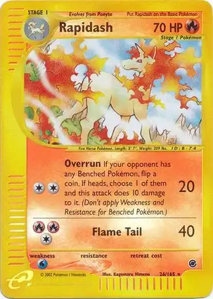 Rapidash 26/165 Expedition Base Set