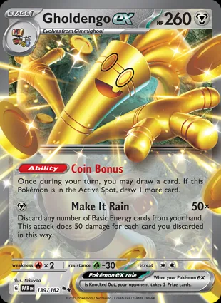 Gholdengo ex 139/182 Paradox Rift