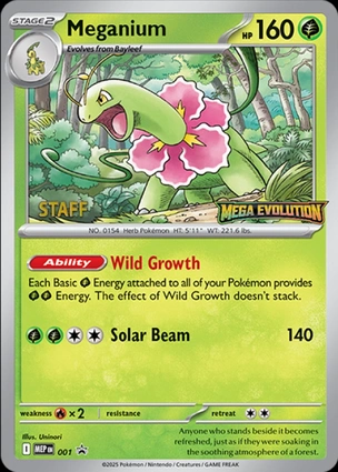 Meganium 001 Mega Evolution Promos
