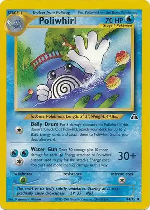 Poliwhirl 44/75 Neo Discovery