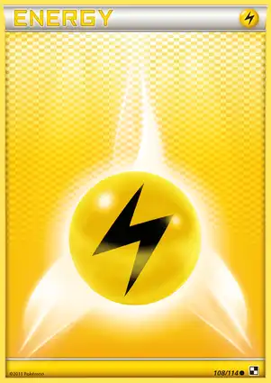 Lightning Energy 108/114 Black & White