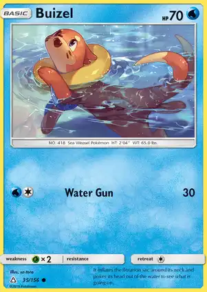 Buizel 35/156 Ultra Prism