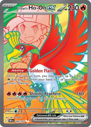 Ethan's Ho-Oh ex 209/182 Destined Rivals