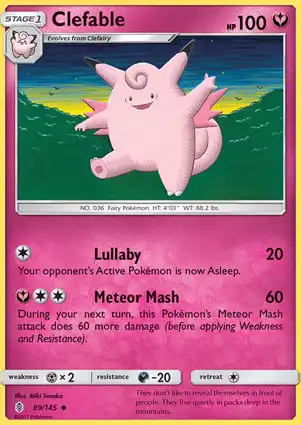 Clefable 89/145 Guardians Rising