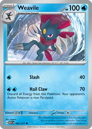 Weavile 045/217 Ascended Heroes