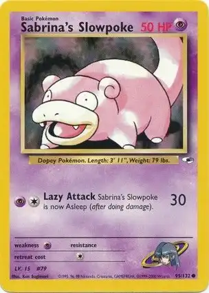Sabrina's Slowpoke 95/132 Gym Heroes