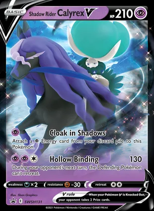 Shadow Rider Calyrex V SWSH131 Sword & Shield Promos