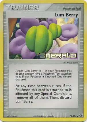 Lum Berry 78/106 EX Emerald