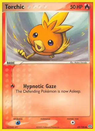 Torchic 69/106 EX Emerald